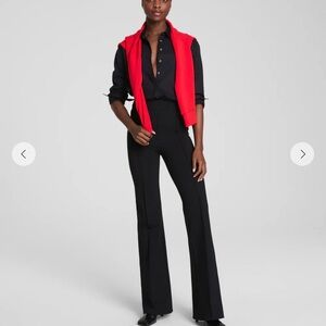 SPANX Elegant Black Flare Trousers. Like New.